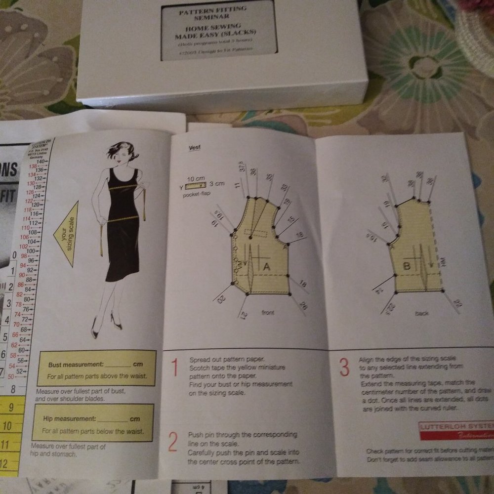2370 Vintage, VHS Tape Never Opened Instructions Learn Pattern Making In Minutes - Picture 6 of 7